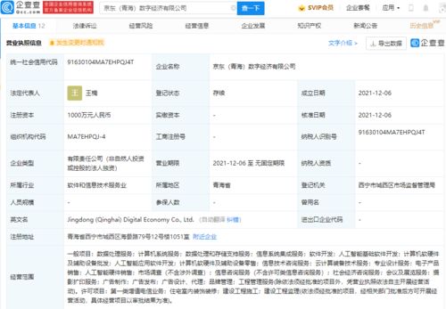 京东云青海新公司成立，布局人工智能软件开发